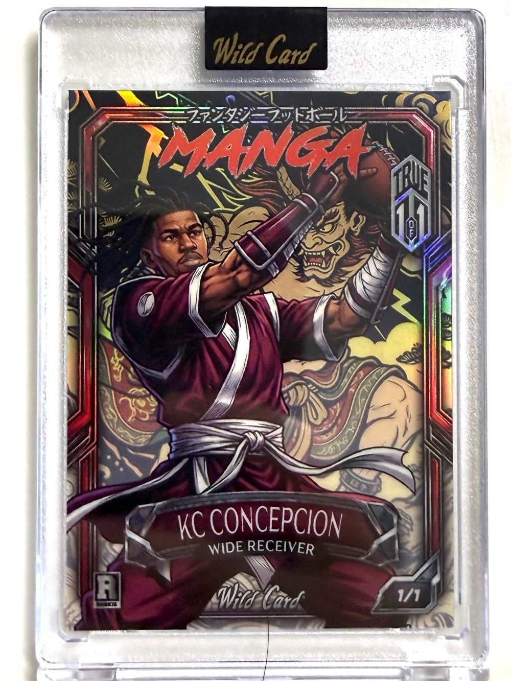 2026 Wild Card Kanji KC Concepcion True 1/1 Manga Rookie Cleveland Browns